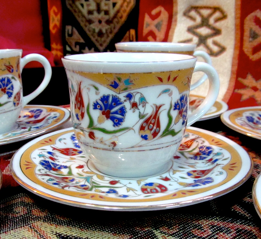 KUTAHYA PORSELEN コーヒーカップ 6色　キュタフヤ陶器